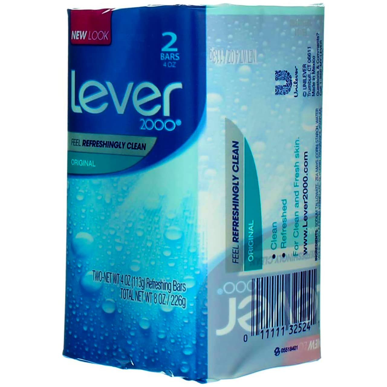 Lever 2000 Original Refreshing Bar Soap, 4 oz bars, 2 ea (Pack of 3) Hover