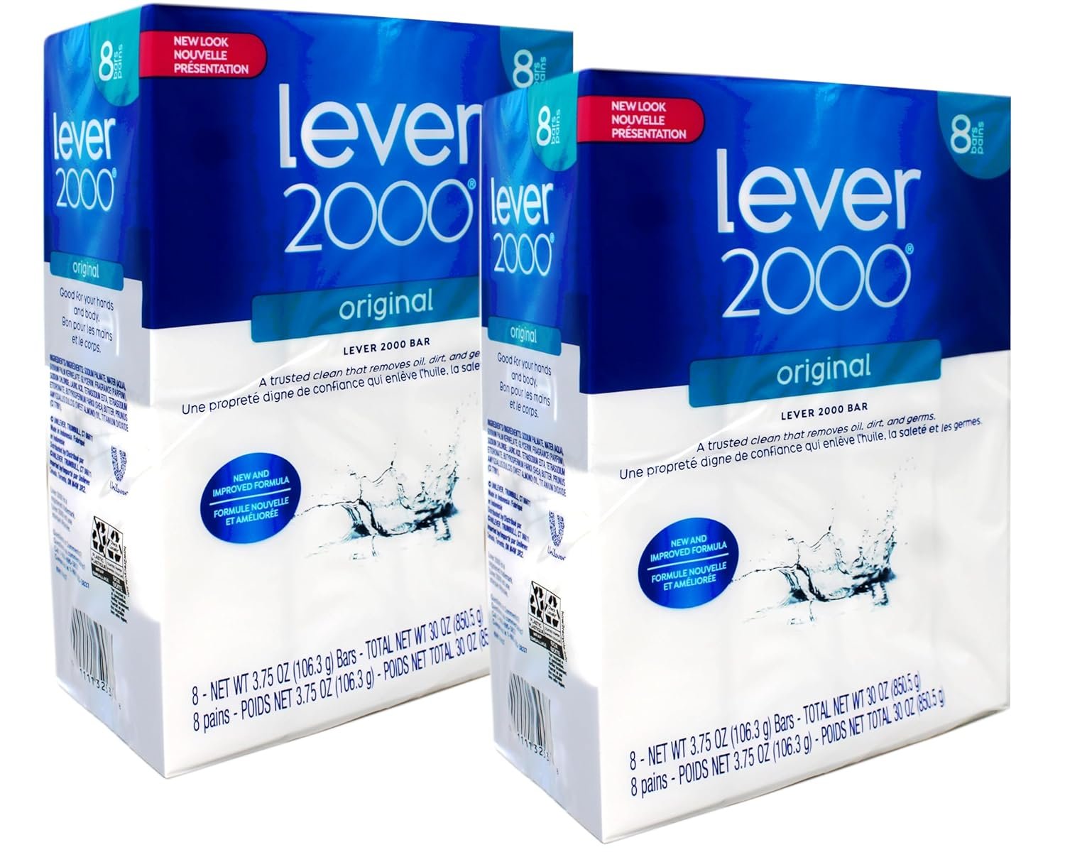 
Lever 2000 Original Refreshing Bar Soap, Perfectly Fresh 3.75 oz, 8 Each (Pack of 2)